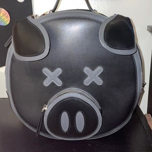 Black Piggy Backpack